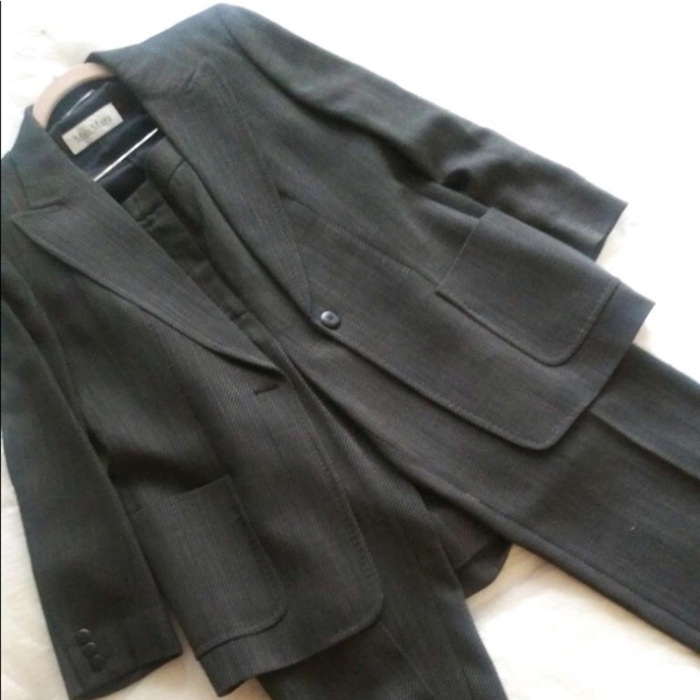Max Mara Crop Pant Suit